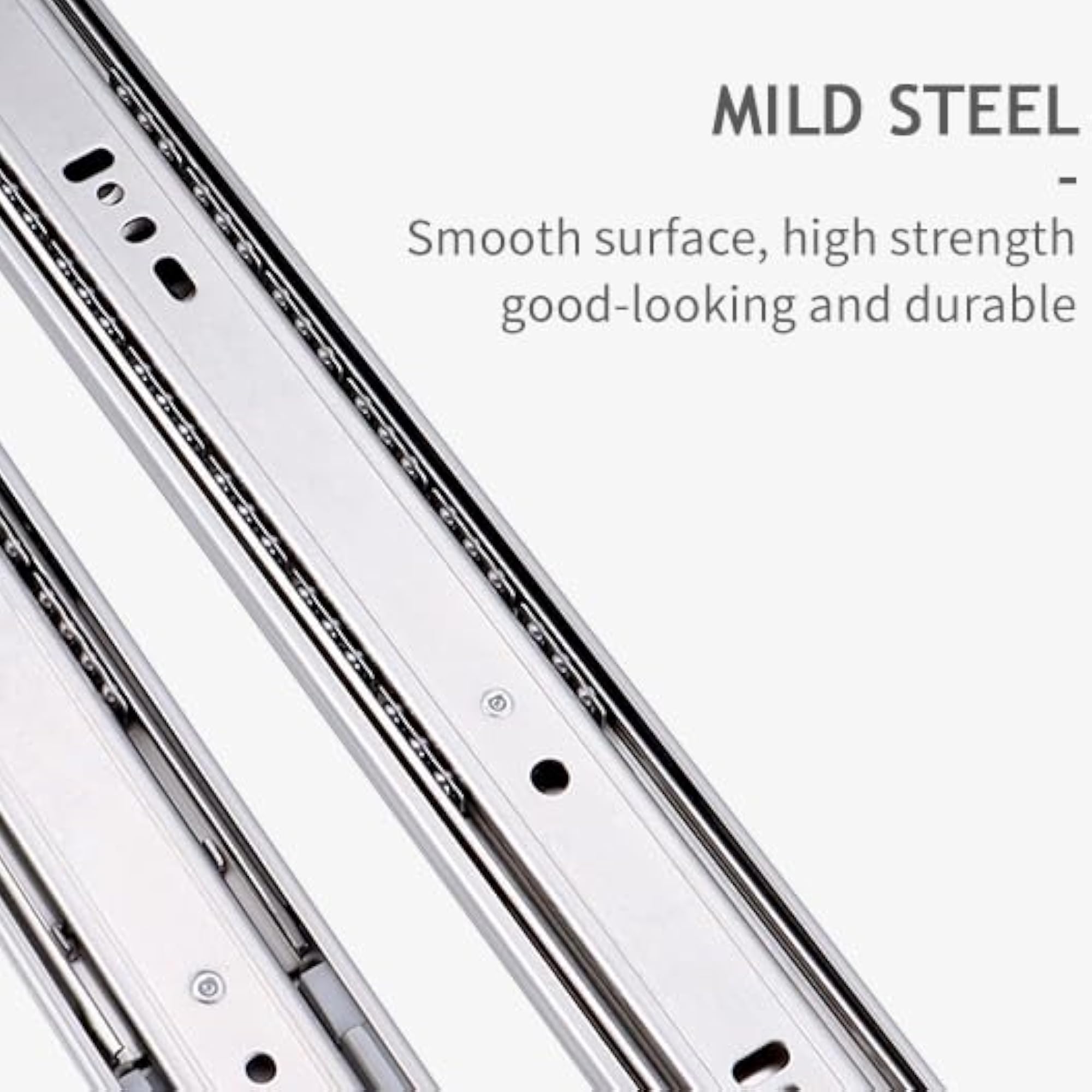 Mild Steel Heavy Duty Telescopic Drawer Slides